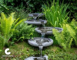 Waterschalen set 4 (Ø 80+i-90-70-80)